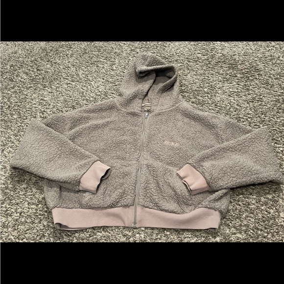 SKIMS Jackets & Blazers - Skims teddy boxy, full zip jacket size large